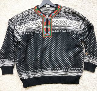 Dale Of Norway Vtg Nordic Classic Wool Sweater