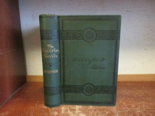 Old Guy Mannering Book 1879 Sir Walter Scott Waverly Novels Antique Victorian,
