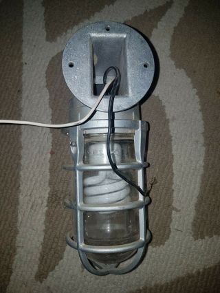 Vintage Red Dot industrial explosion proof light cage lamps Wall Mount 2
