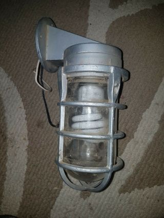 Vintage Red Dot industrial explosion proof light cage lamps Wall Mount 3