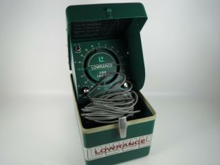 Vtg Lowrance Fish Finder Locator Lo - K - Tor W/ Transducer Lfp - 300 Usa Collectible