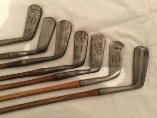 Vintage Hickory Shafted Putters X 7