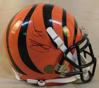 Chad Johnson Autographed Full Size Authentic Cincinnati Bengals Helmet Psa/dna