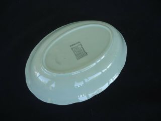 vintage grindley england almond petal green oval serving dish bowl 2 available 2