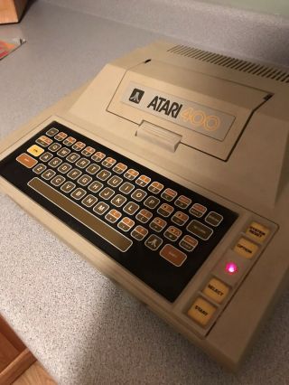 Vintage Atari 400 System Computer Console w/ Power Cord 2