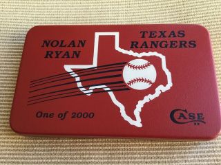 1991 Nolan Ryan Texas Rangers One Of 2000 Case Knife