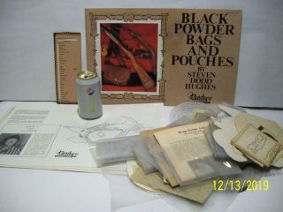 1985 Vtg Steven Dod Hughes Tandy Leather Crafts Book Black Powder Bags/pouches