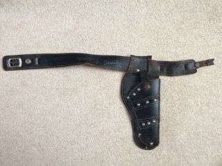 Vintage Hopalong Cassidy Cap Gun Holster And Belt