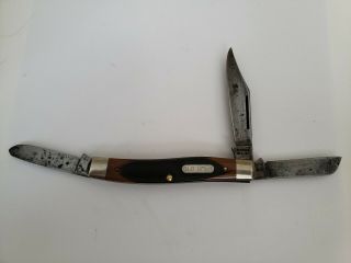 Vintage Schrade Old Timer Senior Stockman 80t Three Blade Pocket Knife Usa