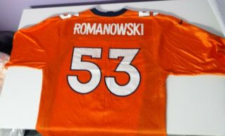 Bill Romanowski Denver Broncos 53 Nike Jersey - M