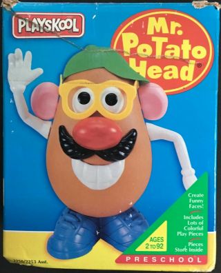Playskool Vintage Mr.  Potato Head Box Hasbro 1996 Toy Story Complete