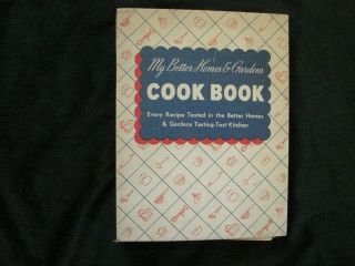 Vintage My Better Homes & Gardens Cook Book 1940 Recipe,  Baking,  Food