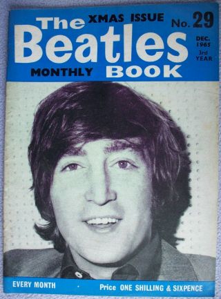 The Beatles Book No 29 December 1965 Pop Beat 1960s John Lennon Paul Mccartney