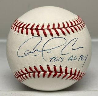 Carlos Correa " 2015 Al Roy " Signed Baseball Auto Fanatics Hologram Astros