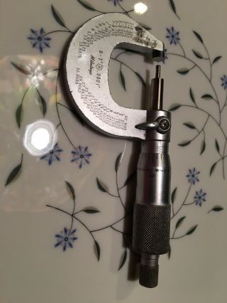 Vintage Mitutoyo 0 - 1”.  0001” Micrometer