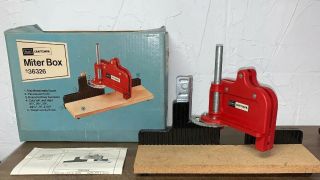 Vintage Sears Craftsman Miter Box Model 9 - 36326 No Saw Guc.  Tools.  Framing