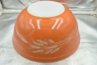 Vintage Pyrex Harvest Wheat 401,  402,  403 Nesting Mixing Bowls.  2.  5L,  1.  5L,  and 750ml 3