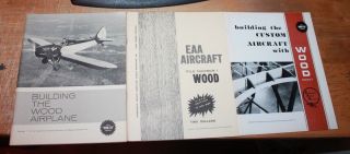 Vintage Eaa Building The Custom Aircraft With Wood Vols 1 & 2 1964 - 1968 Airplane
