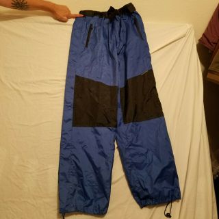 Vintage The North Face Xl Goretex Ski Snow Pants Blue Black