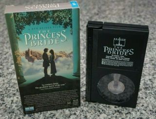 Vintage The Princess Bride Beta Betamax Tape W/ Slip Cover Cleaned