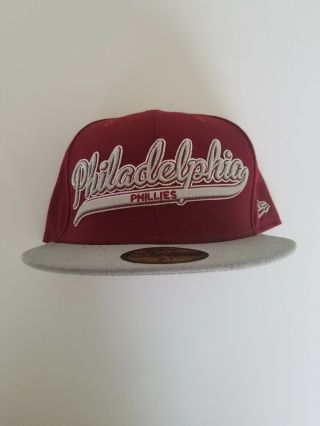 Philadelphia Phillies Mlb Era 59fifty Fitted Hat 7 5/8