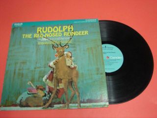 Christmas - - - - - Rudolph The Red - Nose Reindeer - 1965 Vintage Lp Record - Rca Cas 1