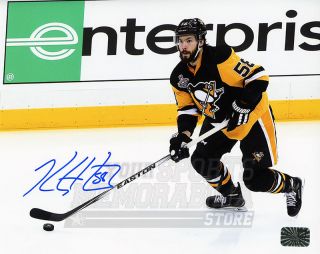 Kris Letang Pittsburgh Penguins Signed Autographed Stanley Cup Finals 16x20