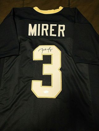 Rick Mirer Notre Dame Signed Jersey