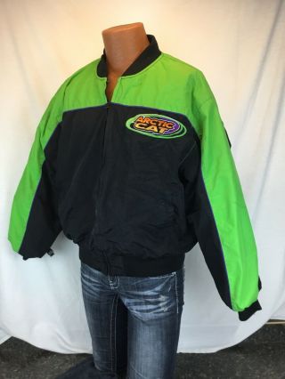 Vintage Arctic Cat Snowmobile Jacket Xl Conquer The Cold Extra Large