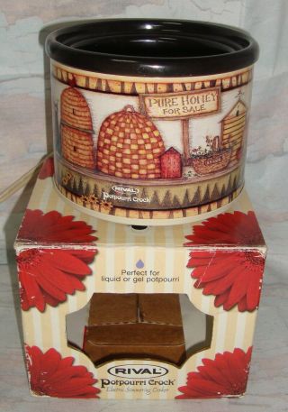 Rival Potpourri Crock Robin Betterley " Pure Honey " Vintage,  Rare 1999