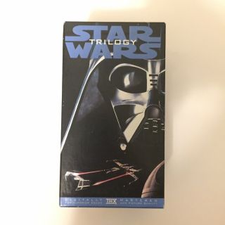 Vintage Star Wars Orginal Trilogy Vhs Video Tape Box Set
