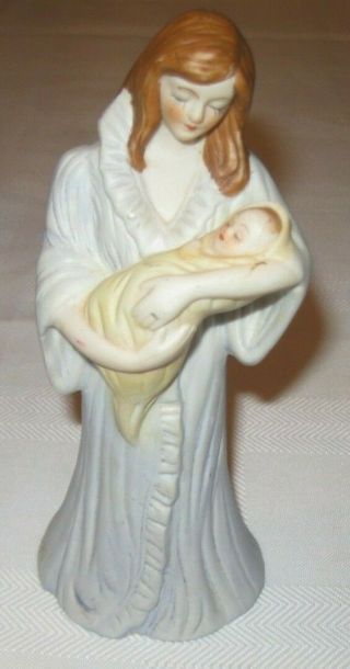 House Of Lloyd Porcelain Mother Child Baby Figurine Collectible Vintage 1987