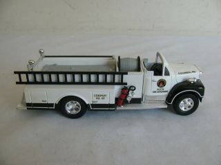 Vintage Mth / Lionel O/o - 27 White Die Cast Pumper Fire Truck 30 - 50041 Ex