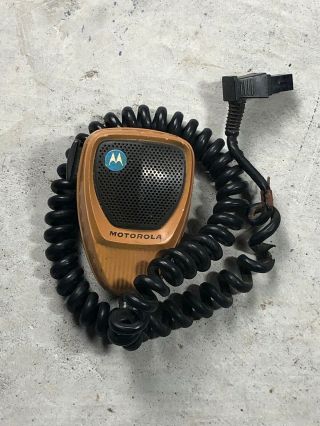 Vintage Motorola Tmn6054a Mic,  Square Plug,  Micor,  Mitrek Radios