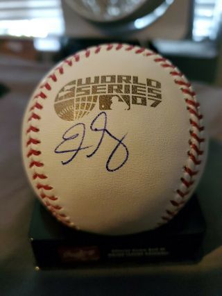 Eric Gagne Los Angeles Dodgers Signed Autographed Official 2007 World Series