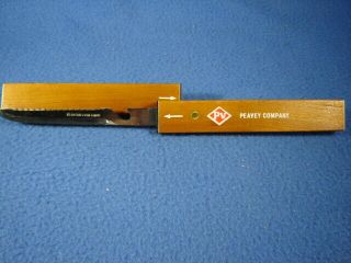Vintage Peavey Company Floating Fish Knife 10 " Long 4.  5 " Blade Guc 2