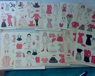 Vintage Paper Dolls From 1947 Wee Wisdom Magazines