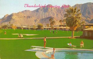 Thunderbird Country Club Golf Course Palm Springs,  Ca C1950s Vintage Postcard