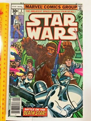 Stan Lee Presents 1977 Vintage Star Wars 3 1st Series Marvel Comics
