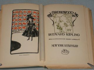 1899 BOOK THE BRUSHWOOD BOY BY RUDYARD KIPLING 3