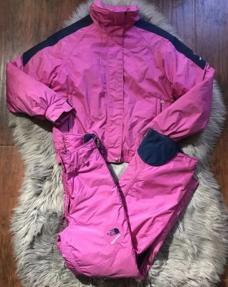 The North Face Jacket Vintage Ski Suit Extreme Gore - Tex Snow Pants Women’s 8/10