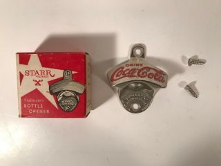 Starr X Coca Cola Advertising Bottle Opener Nos Germany Vintage