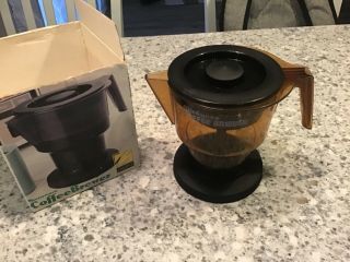 Vintage Colony 5 Cup Microwave Coffee Maker With Box