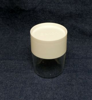 Vintage Salton Yogurt Maker Model Gm - 5 Replacement Lidded Clear Glass Cup Jar