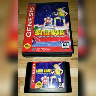 Batle Mania 2 Trouble Shooter Vintage - Sega Genesis - In U.  S.