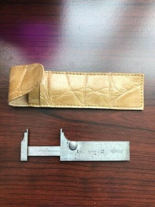 Vintage Lufkin Rule Co.  Measuring Pocket Caliper Tool 453