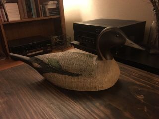 Vintage Pintail Wood Duck Decoy Wmw