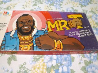 Vintage Mr T Board Game Milton Bradley 1983 Hard To Find