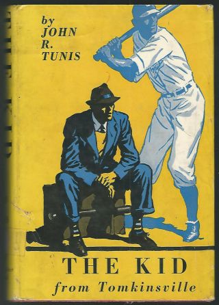 1940 Boys Youth Baseball Fiction Children’s Book Kid From Tomkinsville Tunis