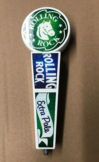 Rolling Rock Extra Pale 33 Vintage Beer Tap Handle Advertisement Brewery Horse
